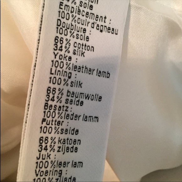 NWT! Rare LaCoste Structured Silk & Leather Jacket - Picture 10 of 10